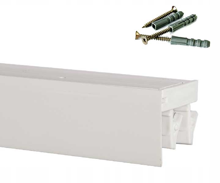 

Szyna sufitowa Pcv dwutorowa 400cm z Osłoną