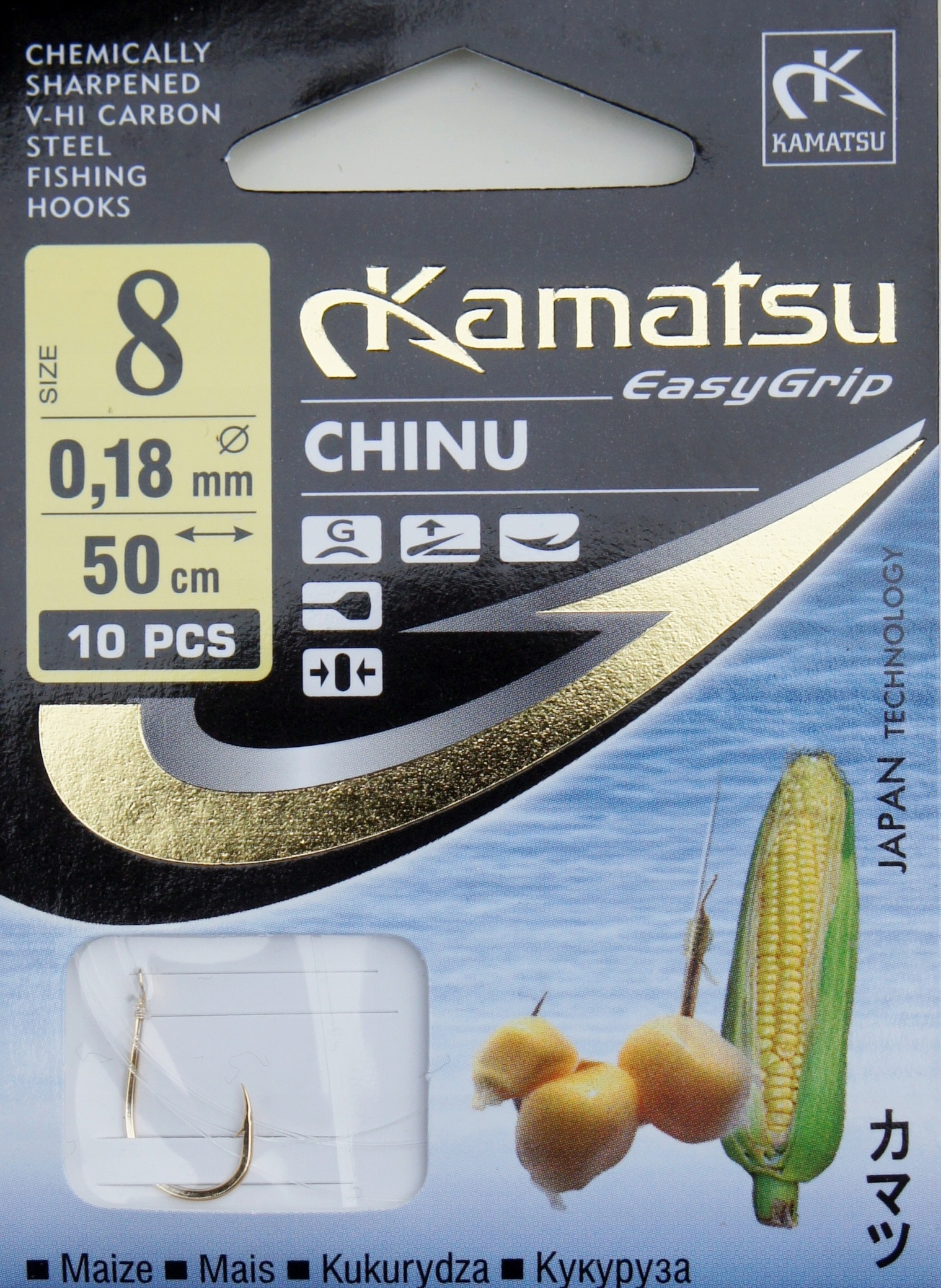 

Haczyki Wiązane Przypony Gotowe Chinu nr 8 Szt 10