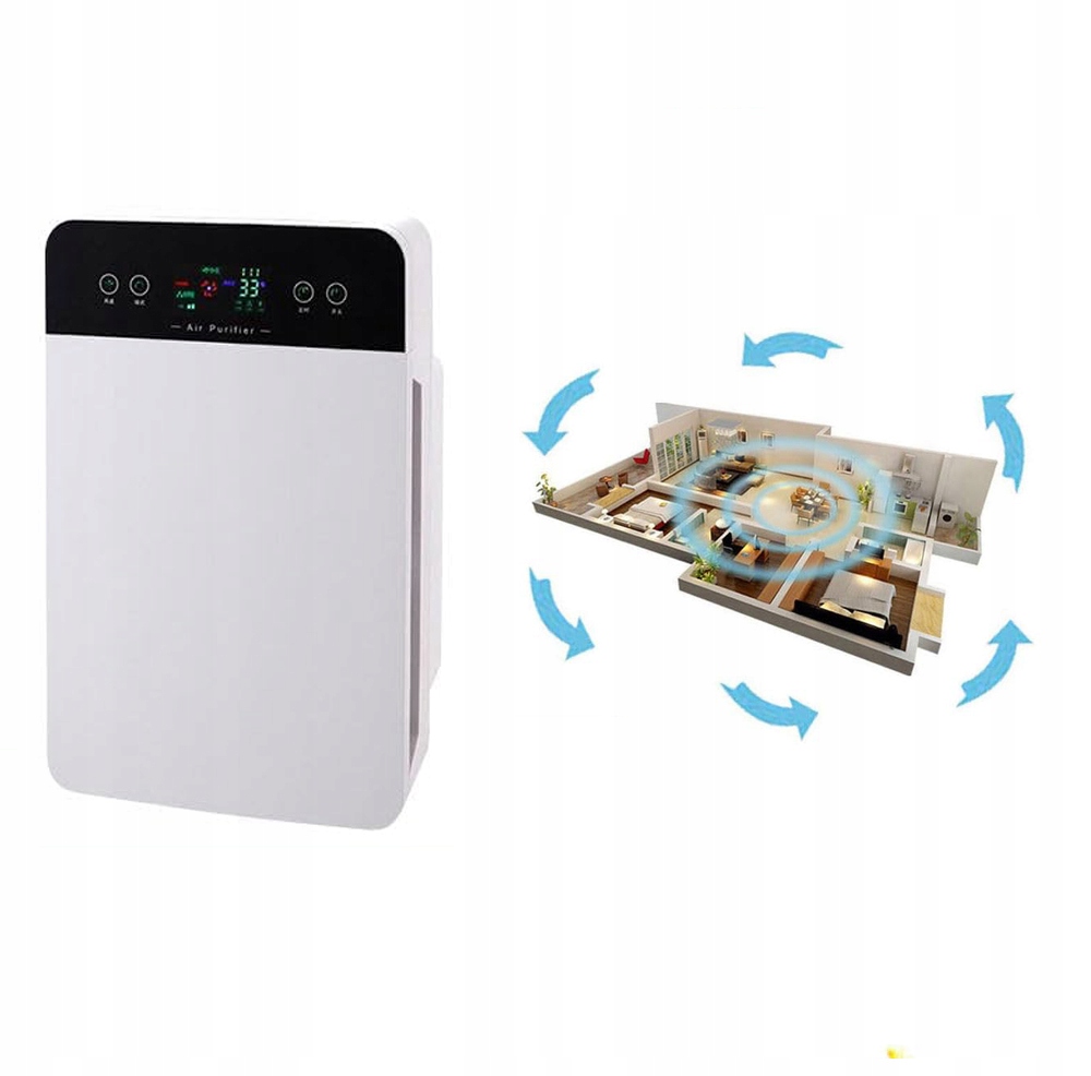 Inteligentny Oczyszczacz Powietrza Filtruje Pyłek Zapach Grzybów Itp