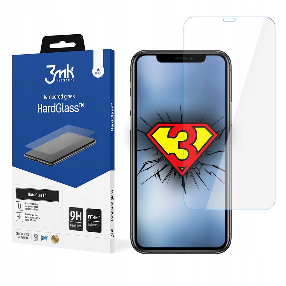 

Szkło hartowane 9H do iPhone 11 Pro 3mk HardGlass