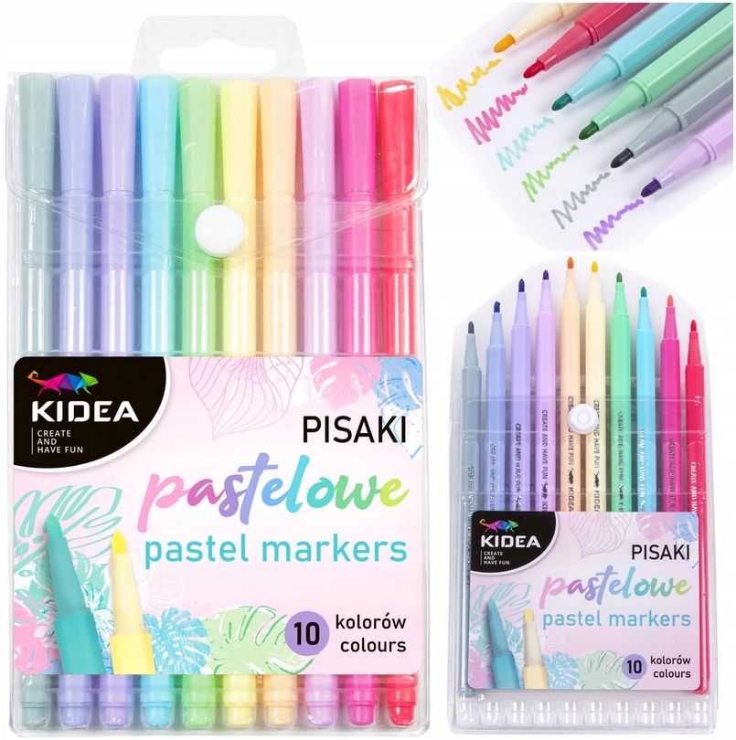 

Flamastry Mazaki Pisaki Pastelowe Kidea