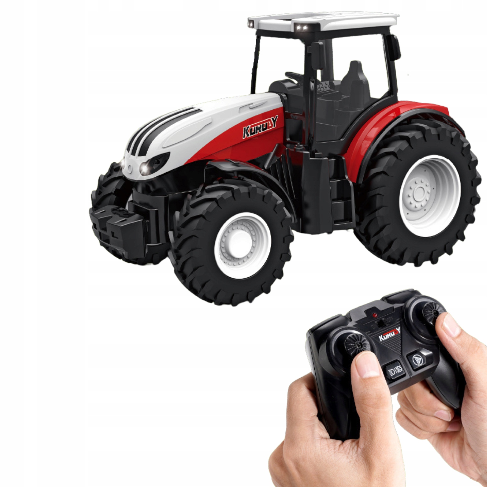 Traktor ciągnik zdalnie sterowany z wałem maszyna rolnicza dla dzieci RC Baterie Wymagane (w opisie )