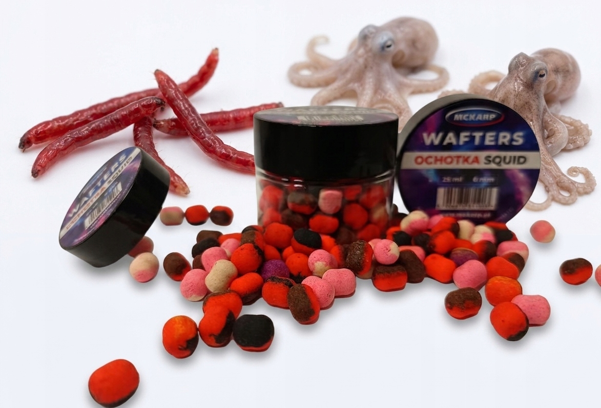 MCKarp Dumbels Wafters ochotka & squid 6mm Method Feeder