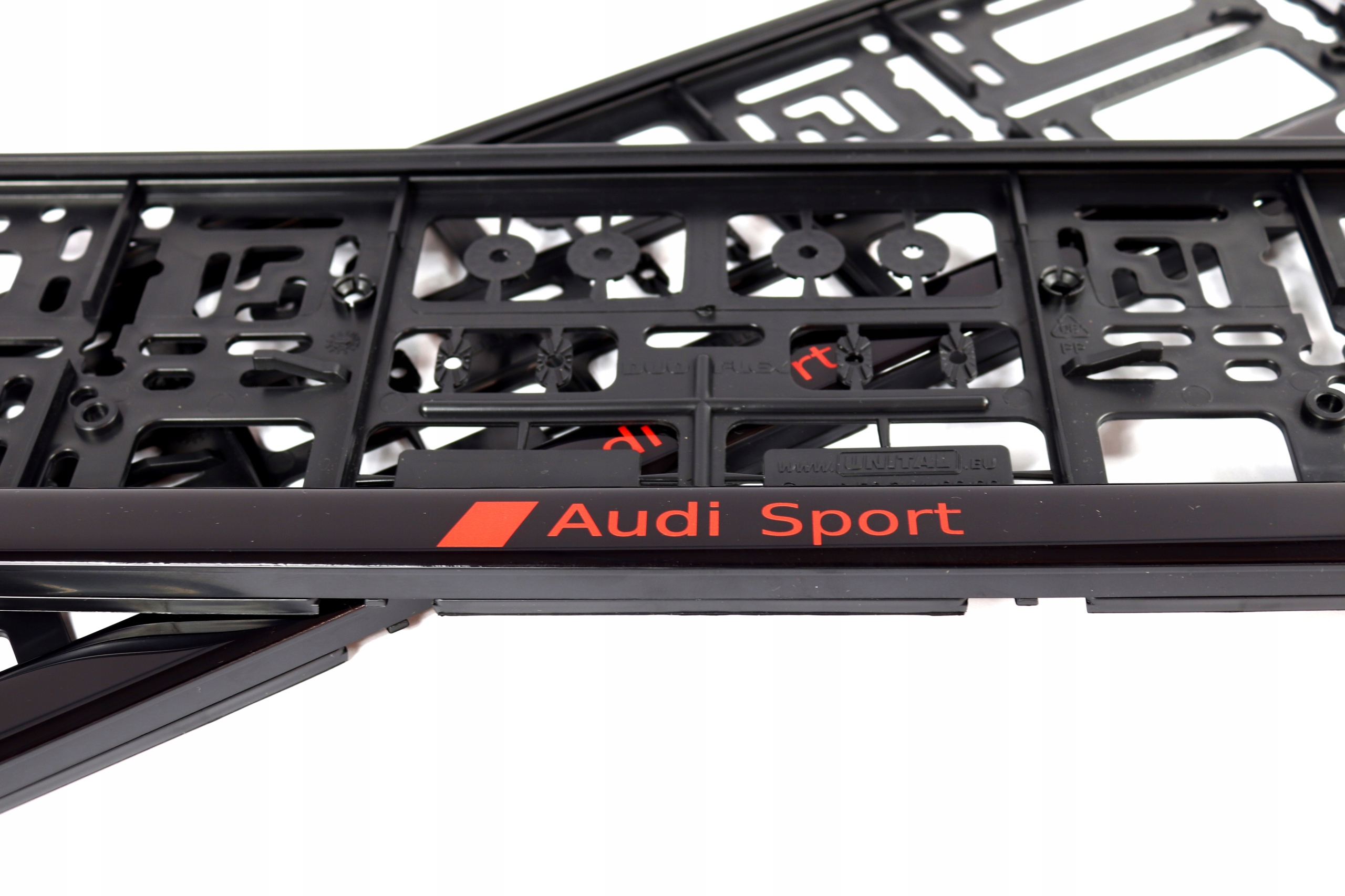 RAMKI RAMKA TABLICY AUDI SPORT LOGO CZERWONE 2szt JAKOŚĆ PREMIUM Producent Audi oe