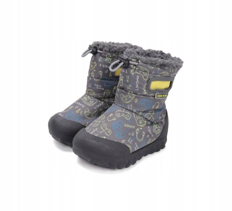 Śniegowce dziecięce, wodoodporne DD step P079-52401 Yellow 23