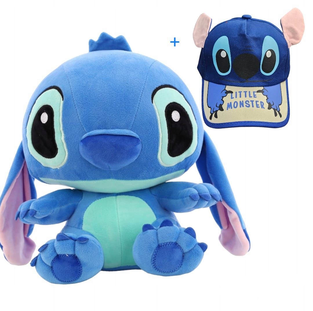 DUŻA MIĘCIUTKA MASKOTKA LILO I STITCH 80CM+ BRELOK 3D