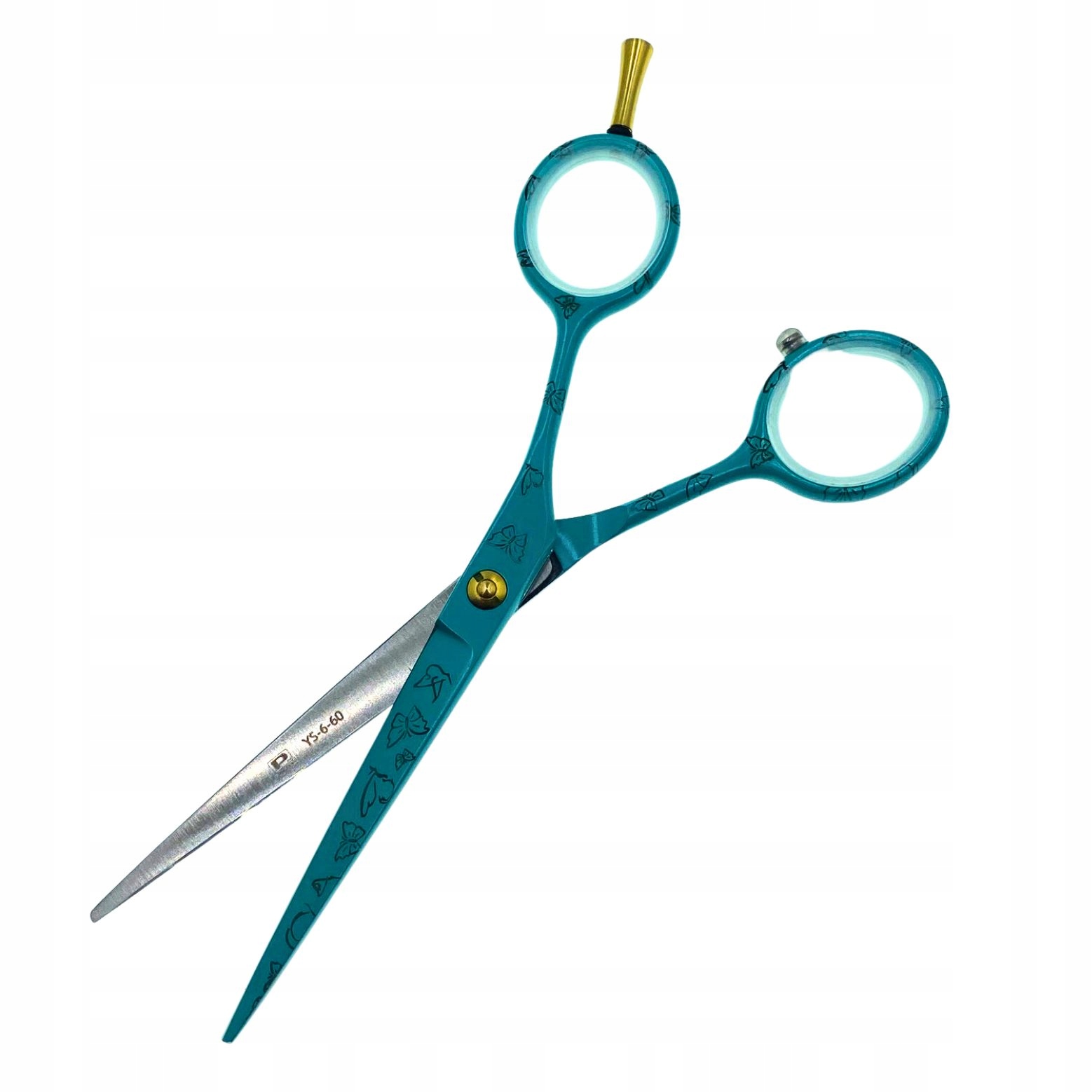 Pro-feel profesionální kadeřnické nůžky 6" butterflies mátové