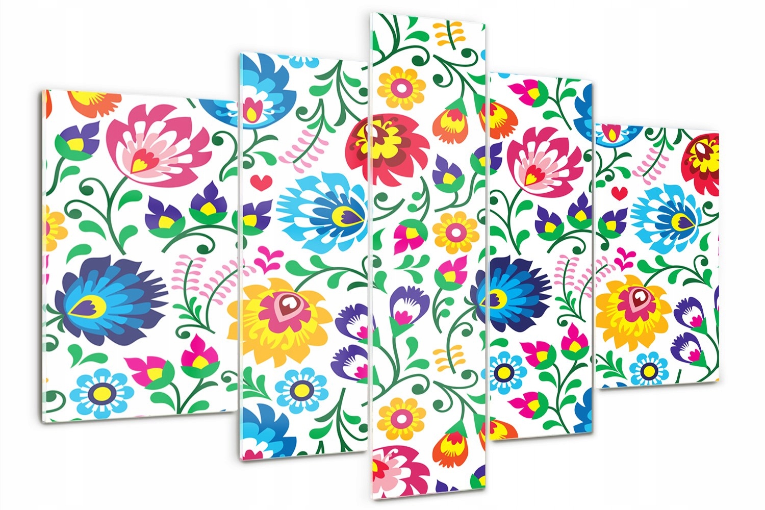 

Obraz szklany tryptyk ścienny Etniczny wzór