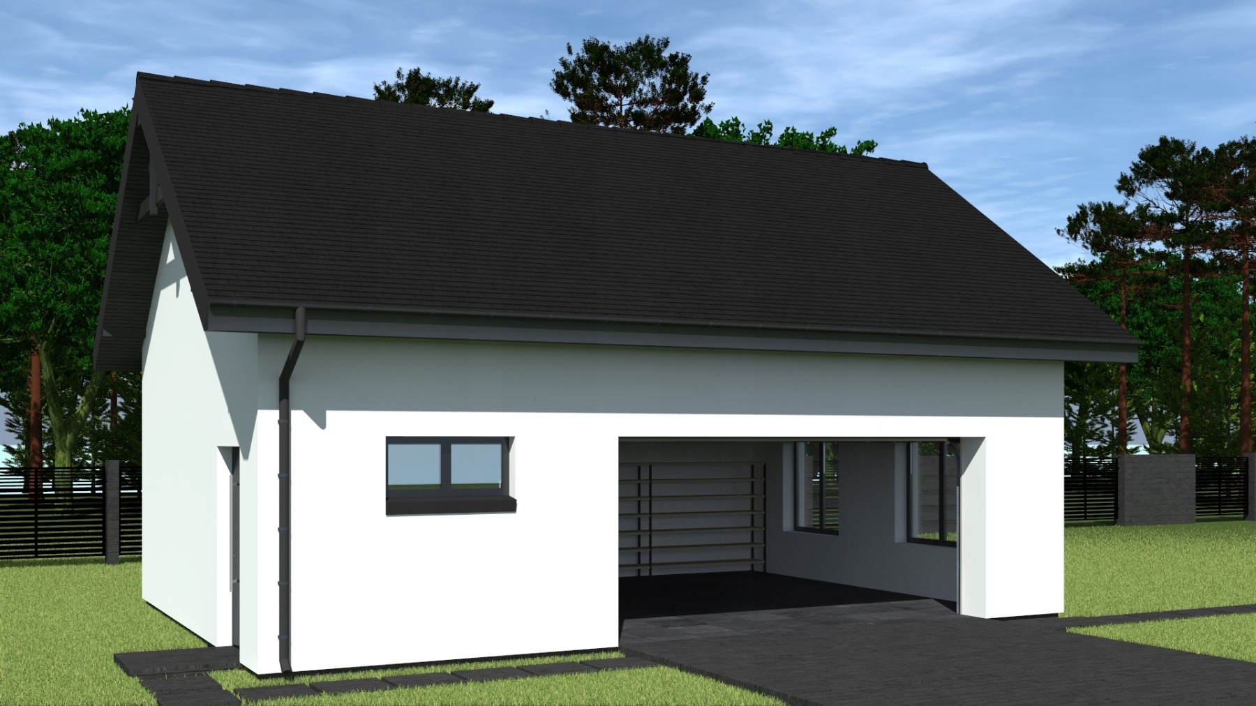 PROJEKT BUDYNKU GOSPODARCZEGO G6