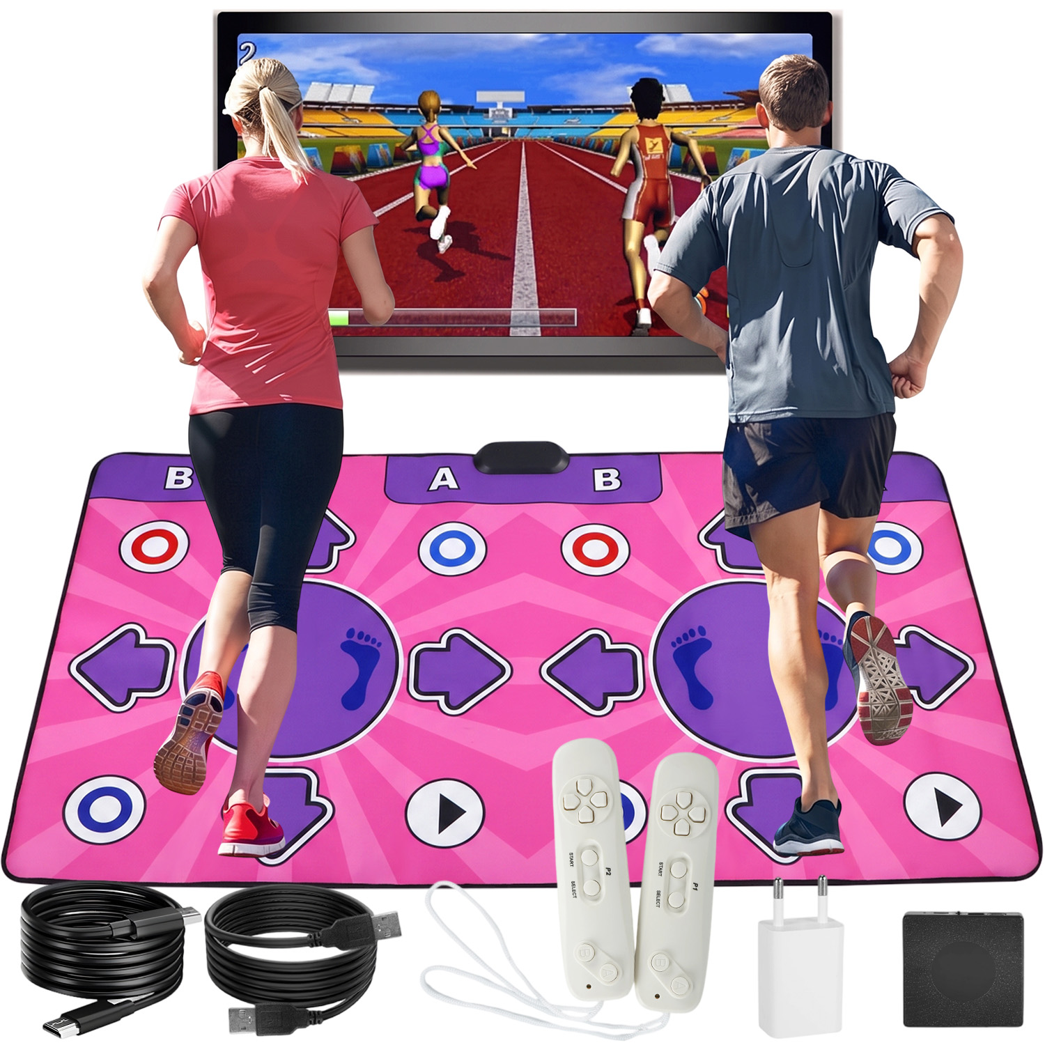 Interaktivní Taneční Podložka Dovednostní Hra 164*93 CM