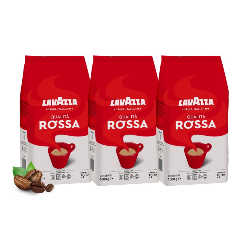 Levně Kávová Káva Lavazza Qualita Rossa 3x1kg