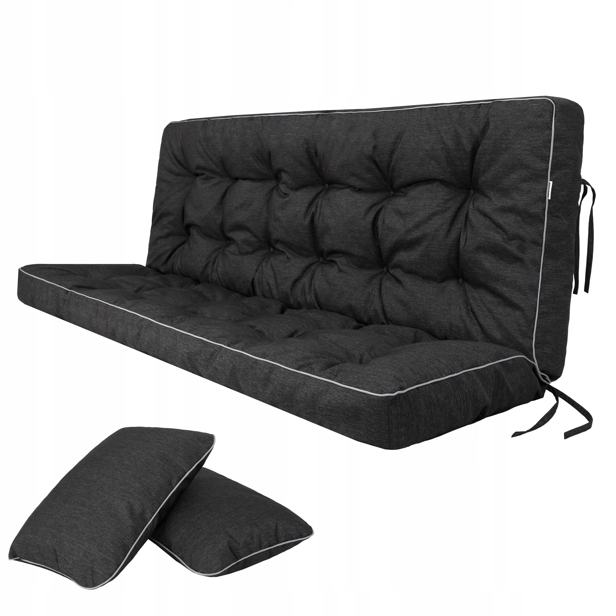 Vankúš na hojdačku na záhradnú lavičku 180 cm, hrubý, vodotesný 2 kusy