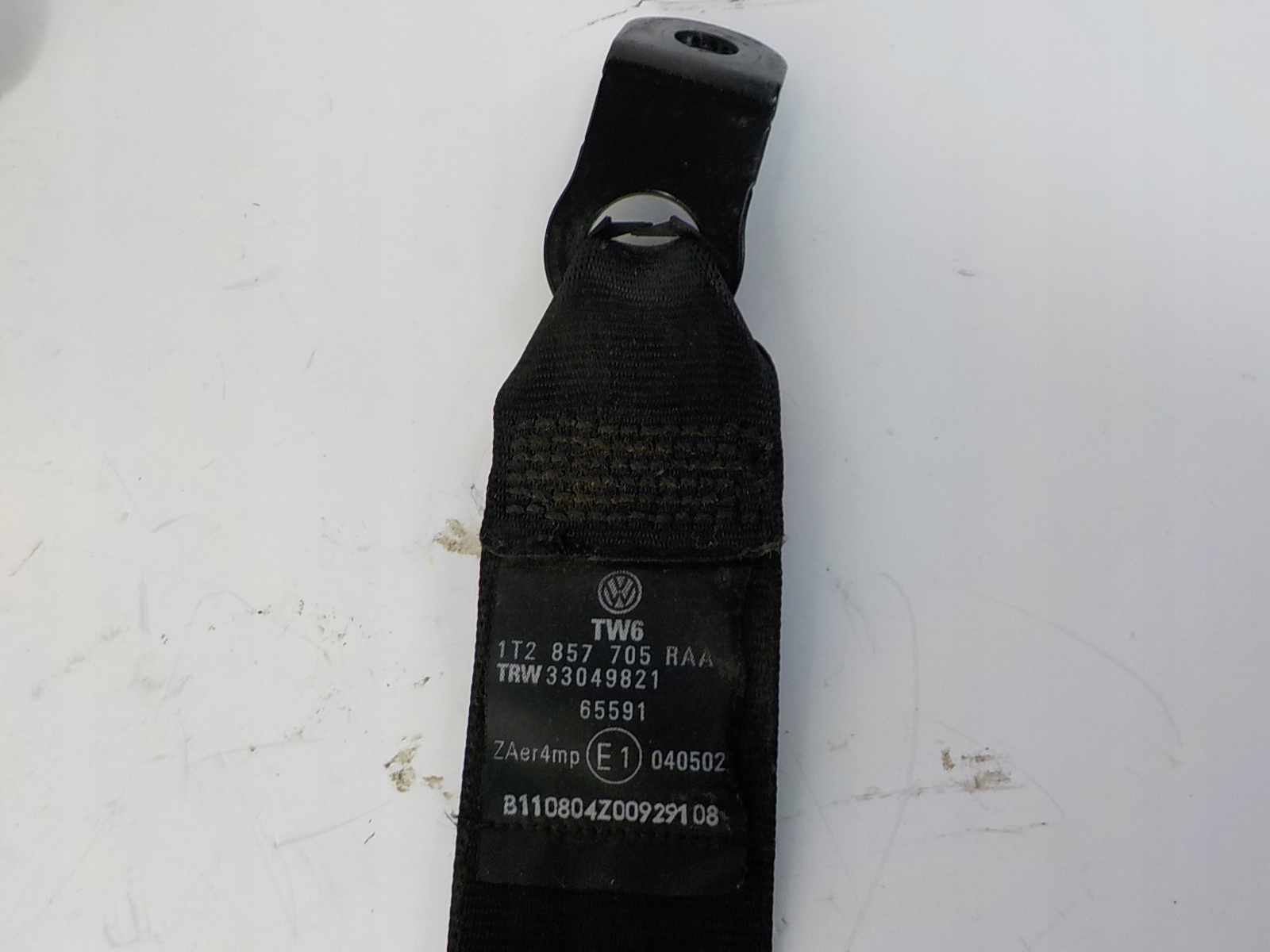 VW TOURAN und Gurten Sicherheits Spanner 1T2857705
