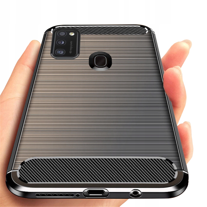 

Etui Pancerne Karbon Szkło do Samsung Galaxy M21