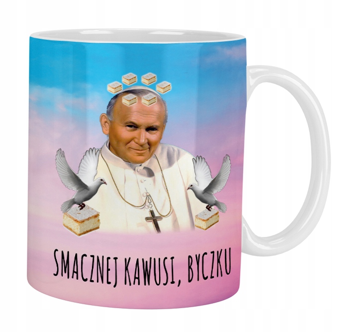 

Kubek Z Papieżem Kremówki Jan Paweł II Z Nadrukiem
