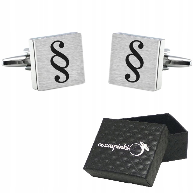 Spinki do mankietów koszuli PARAGRAFY dla prawnika