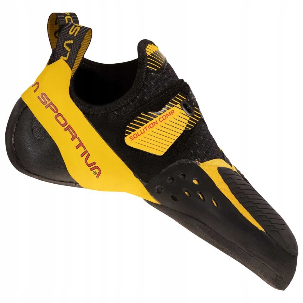 Lezečky La Sportiva Solution Comp Black/Yellow|43,5 Eu