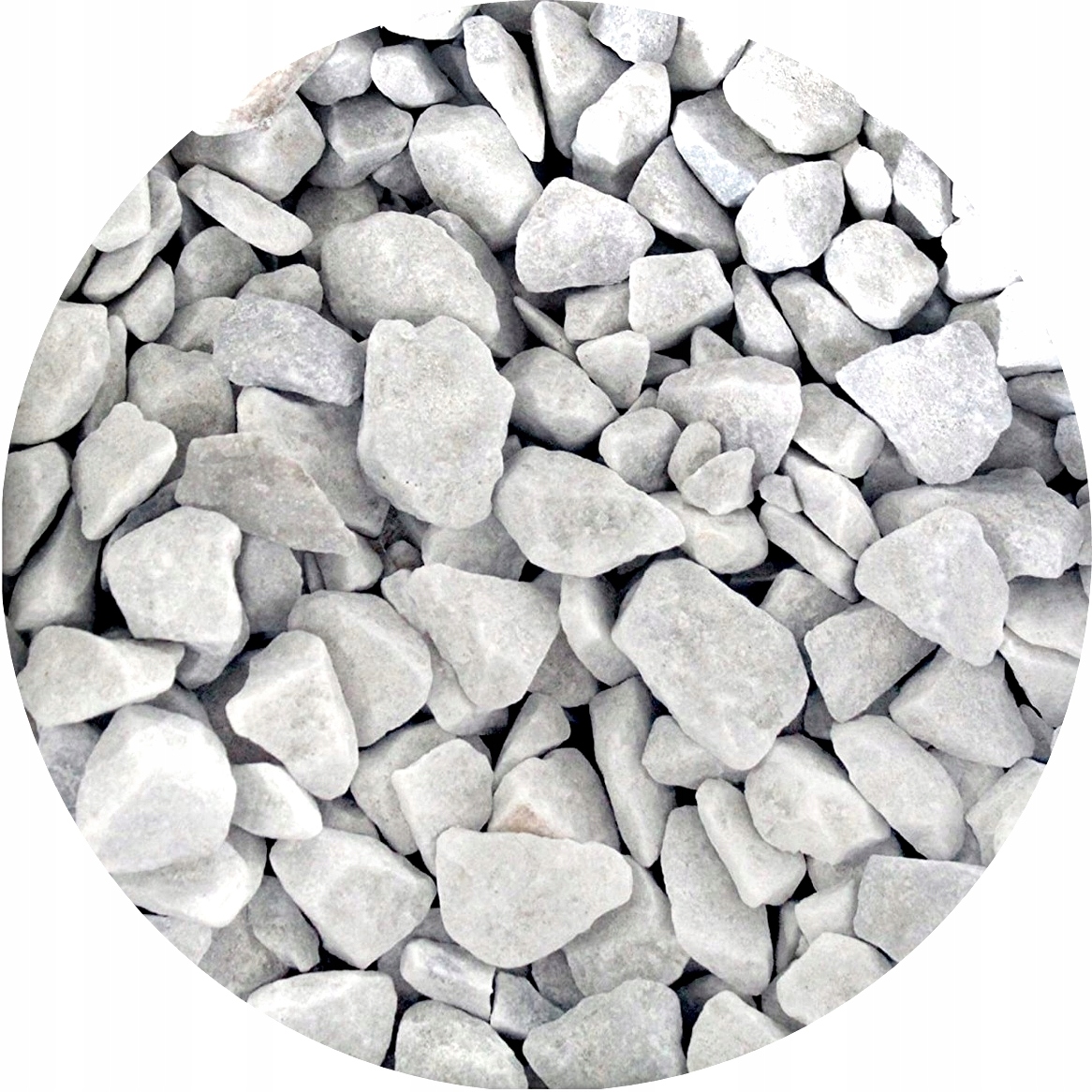 Kámen do zahrady ledově šedý bílý Bianco Carrara 24 kg