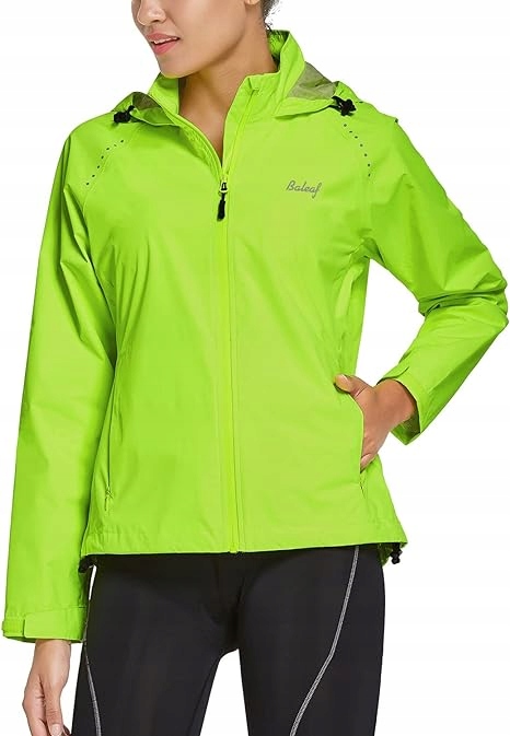 Baleaf Sportovní Běžecká Bunda Fluo Žlutá Vel. XL