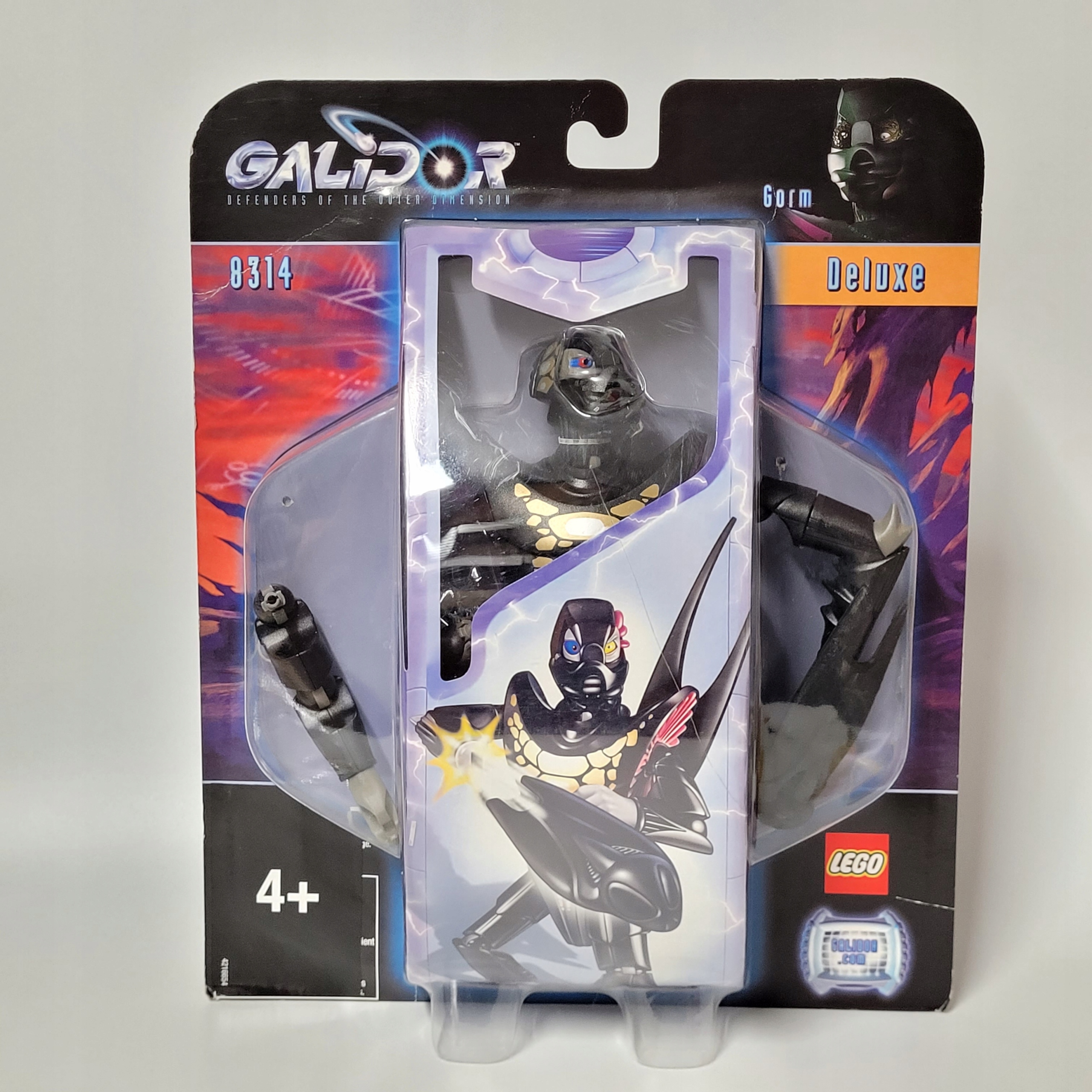 8314 Lego Galidor Gorm Deluxe figurka Misb 2002 mikołaj choinka