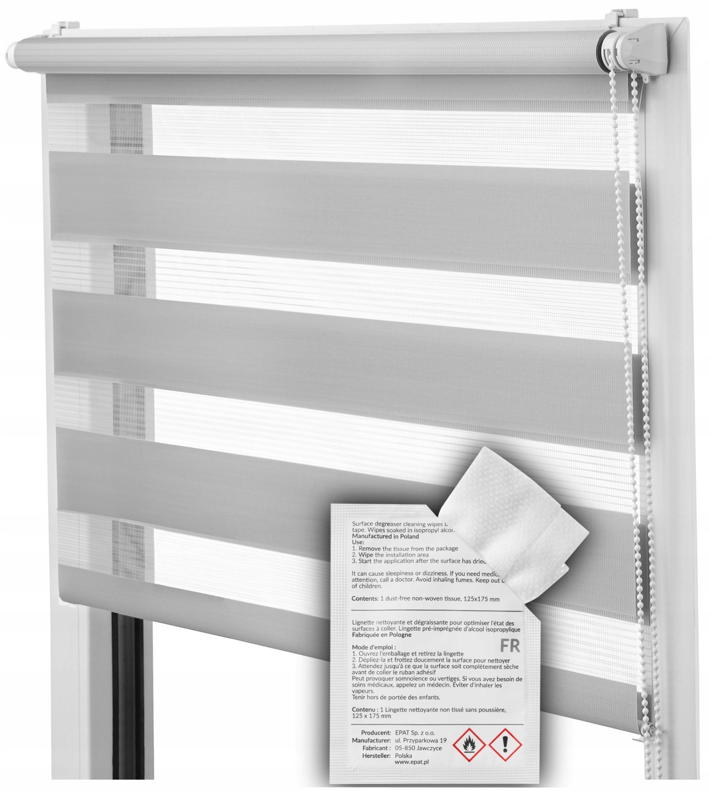 

Gotowe Do Powieszenia rolety Dzień Noc 74x150cm