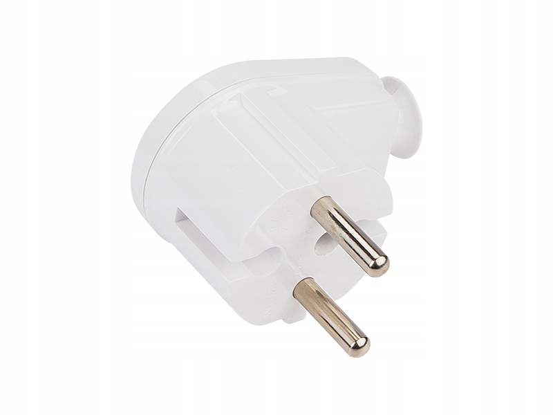 3991# Wtyczka wt-16b kątowa biała