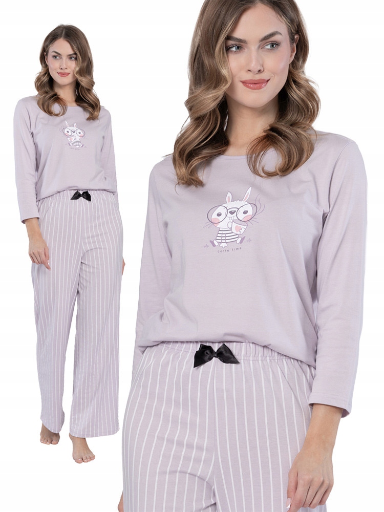 Leveza Jana stylové bavlněné dámské pyžamo XL