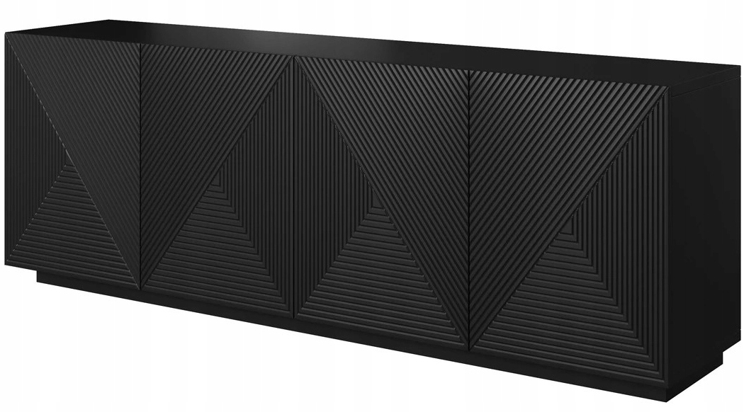 

Komoda Szafka Loft 200 cm czarny mat