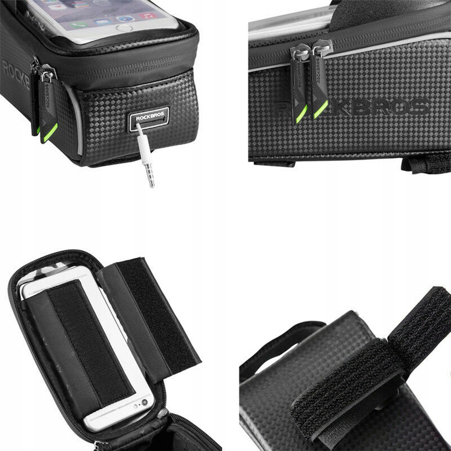 Torba Rowerowa ROCKBROS 017-1BK na smartfon Materiał dominujący tworzywo sztuczne