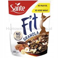 Levně Sante Fit Granola Kakaové ořechy bez přidaného cukru 300 g