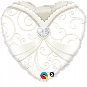 

Balon foliowy Serce Panna Młoda 46cm