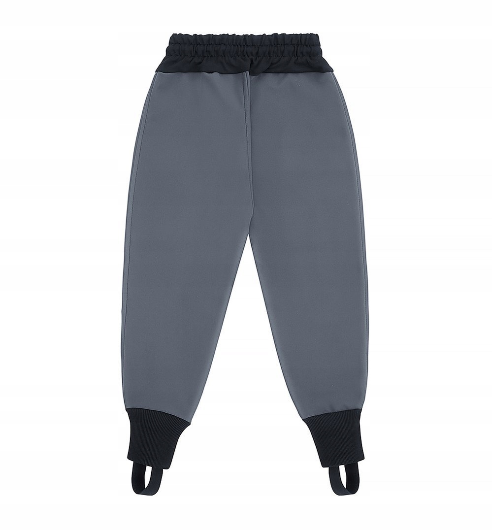 TuSzyte | Spodnie softshell ciemnoszare,PL R.128 Długość długie