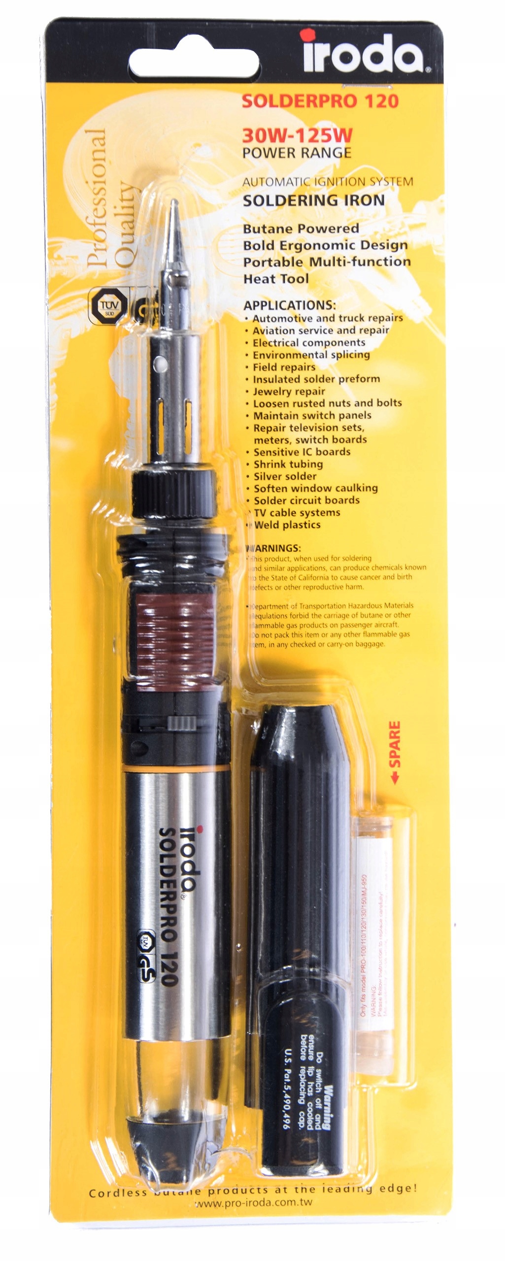 

Lutownica gazowa Solderpro 120 Iroda 30-125W
