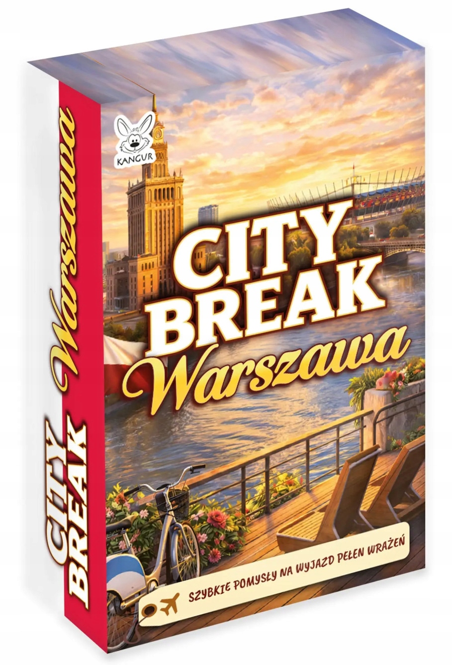 Gra planszowa City Break. Mini przewodnik. Warszawa Adar