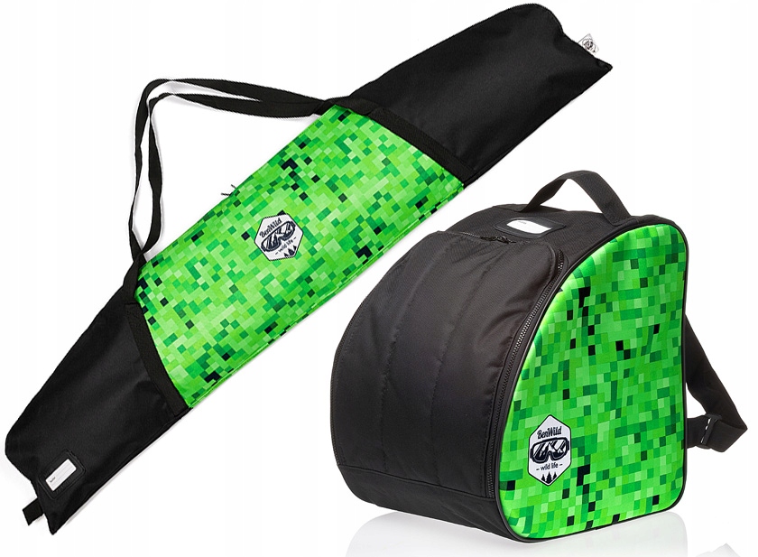 Zestaw Pokrowiec Na Narty 125 cm Buty Pixel