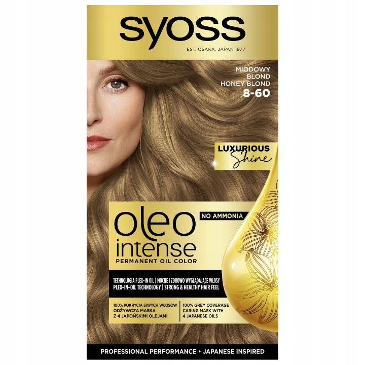 

Syoss Oleo Intense Farba 8-60 Miodowy Blond