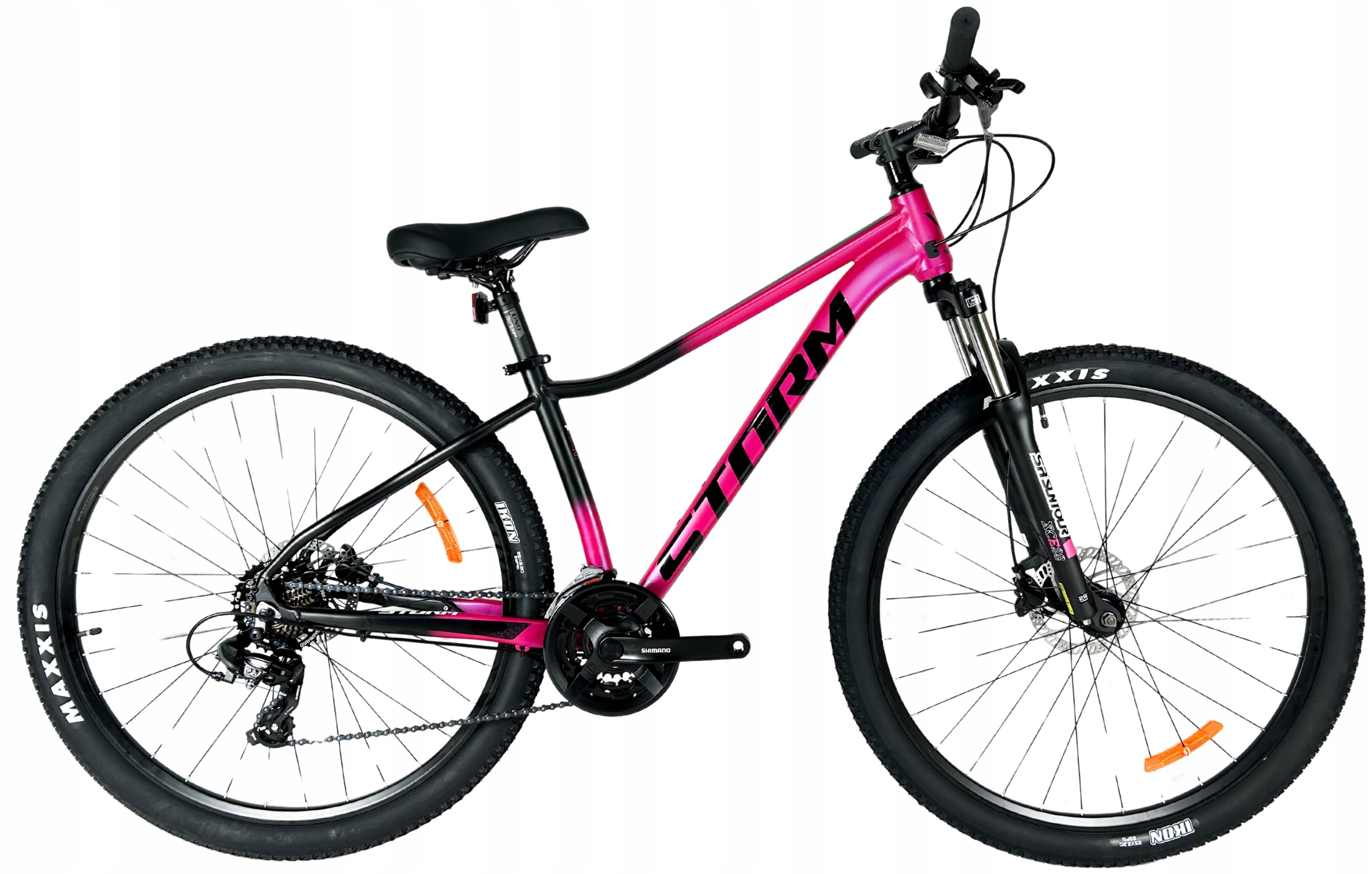 Rower Górski Mtb Storm Shark 1.0 Lady 2D rama 16 29 fuksja czarny 2025