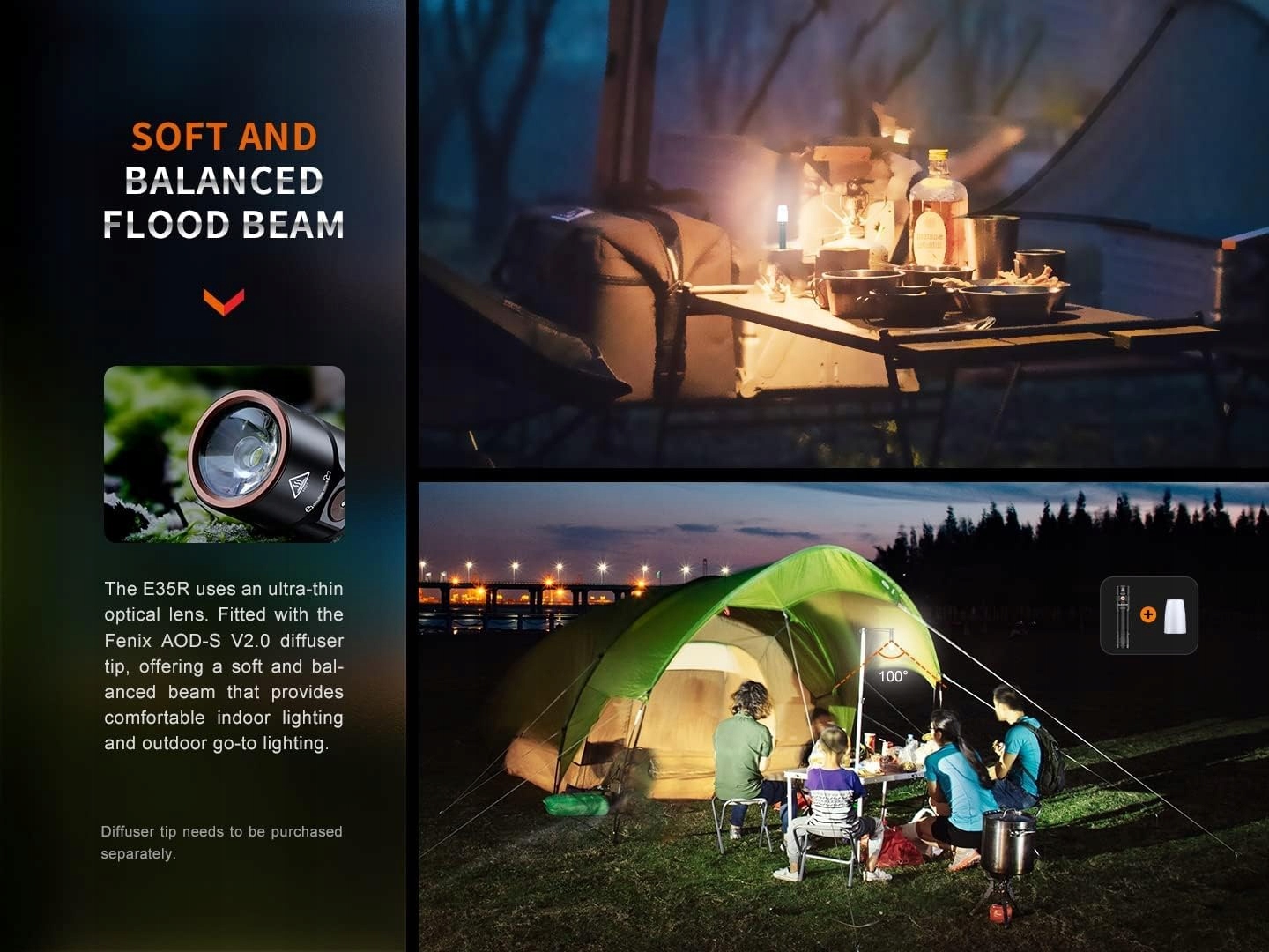 FENIX E35R Latarka 3100 Lumen Magnetyczny Ogon — miniatura 8