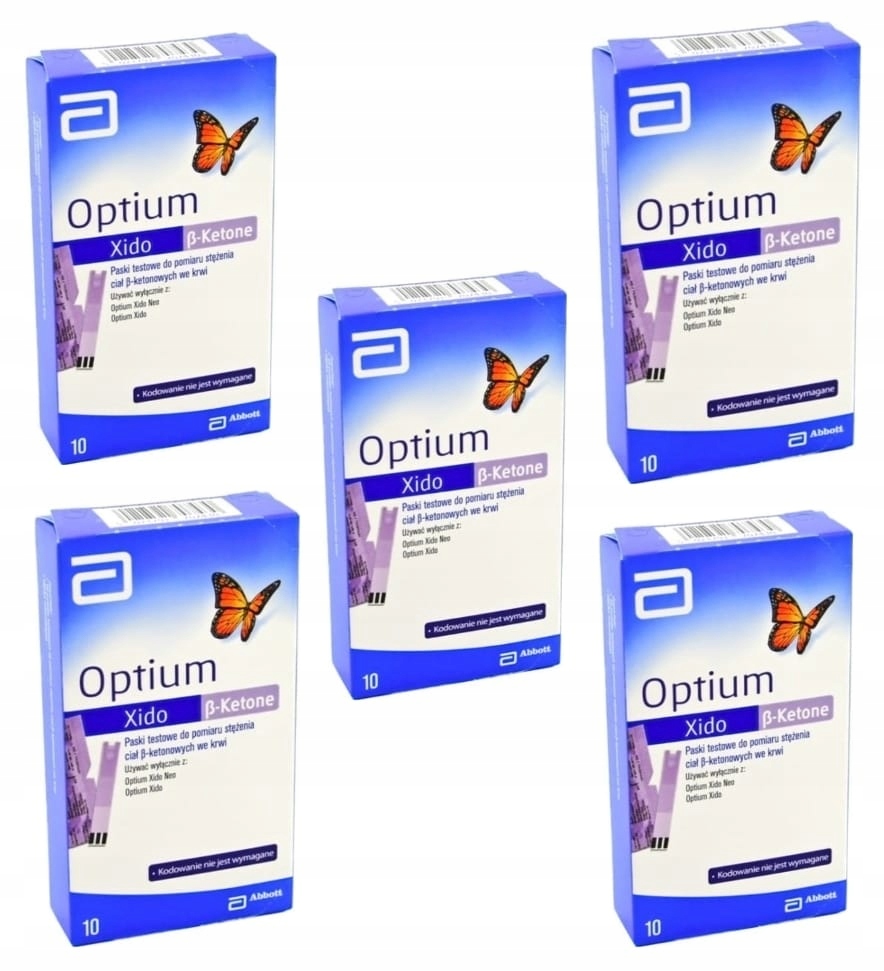 

Paski Optium Xido do ciał ketonowych Keto 50 szt.