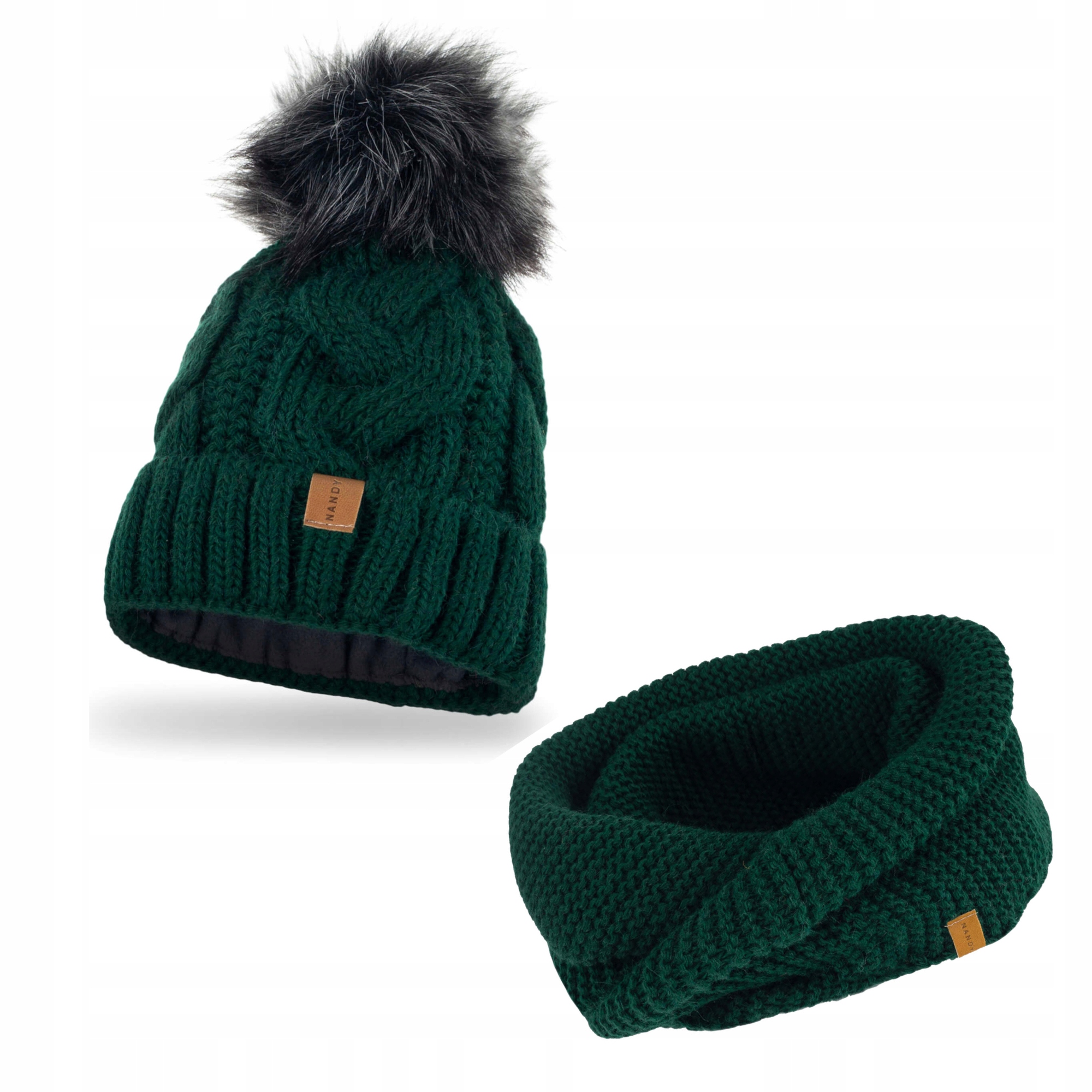 Dámská zimní sada Nandy Polský Čepice sada na zimu Nákrčník