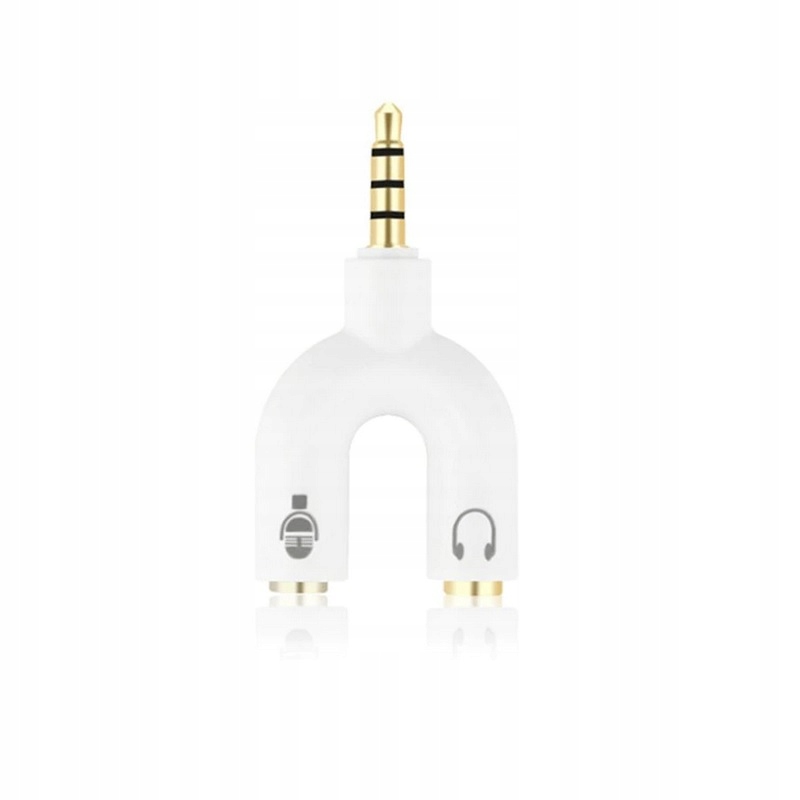

Rozdzielacz MiniJack 3,5 mm Słuchawki Mikrofon