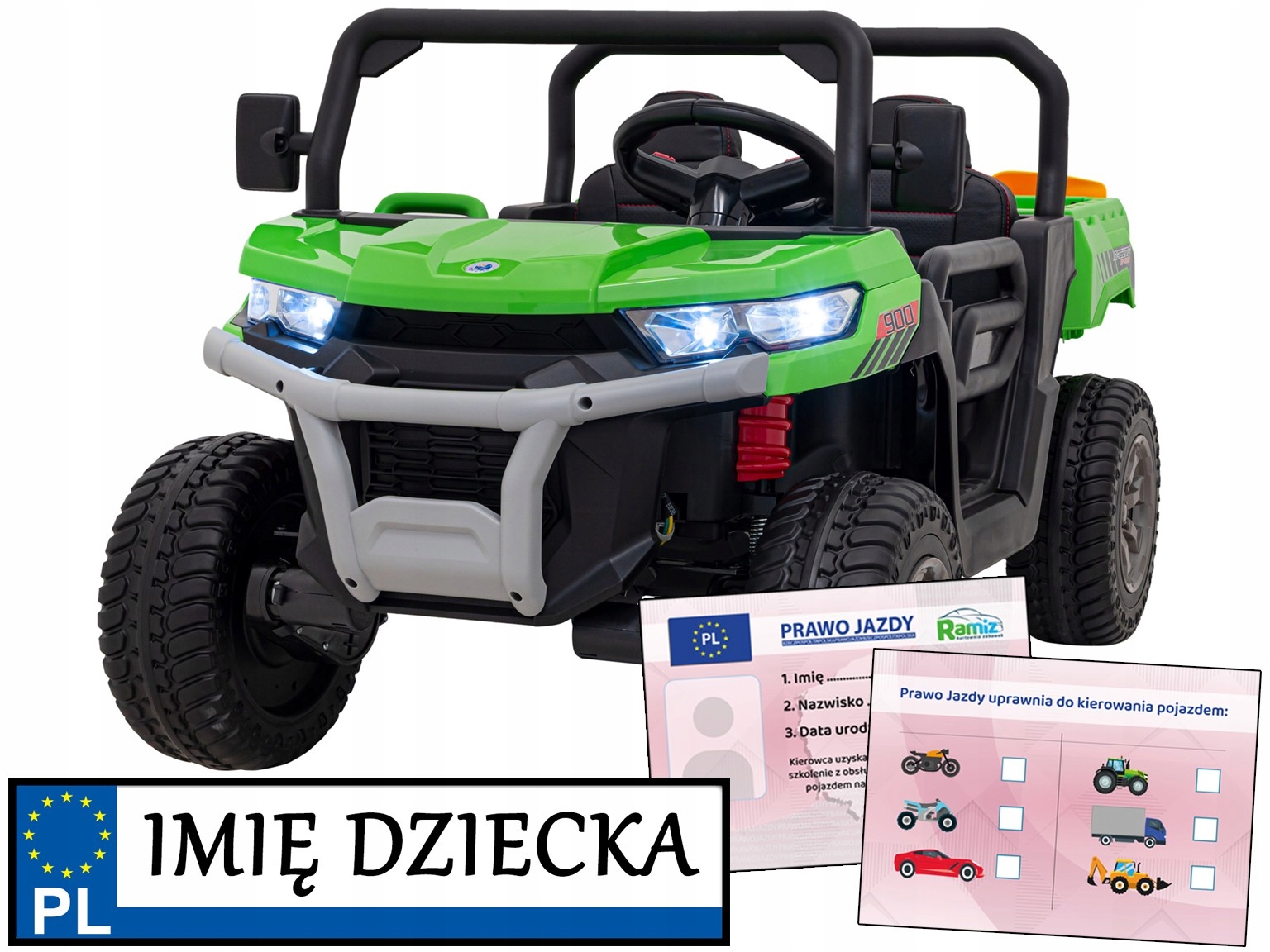 pikap na akumulator Pick-Up Speed 900 samochód elektryczny dla dzieci Pilot