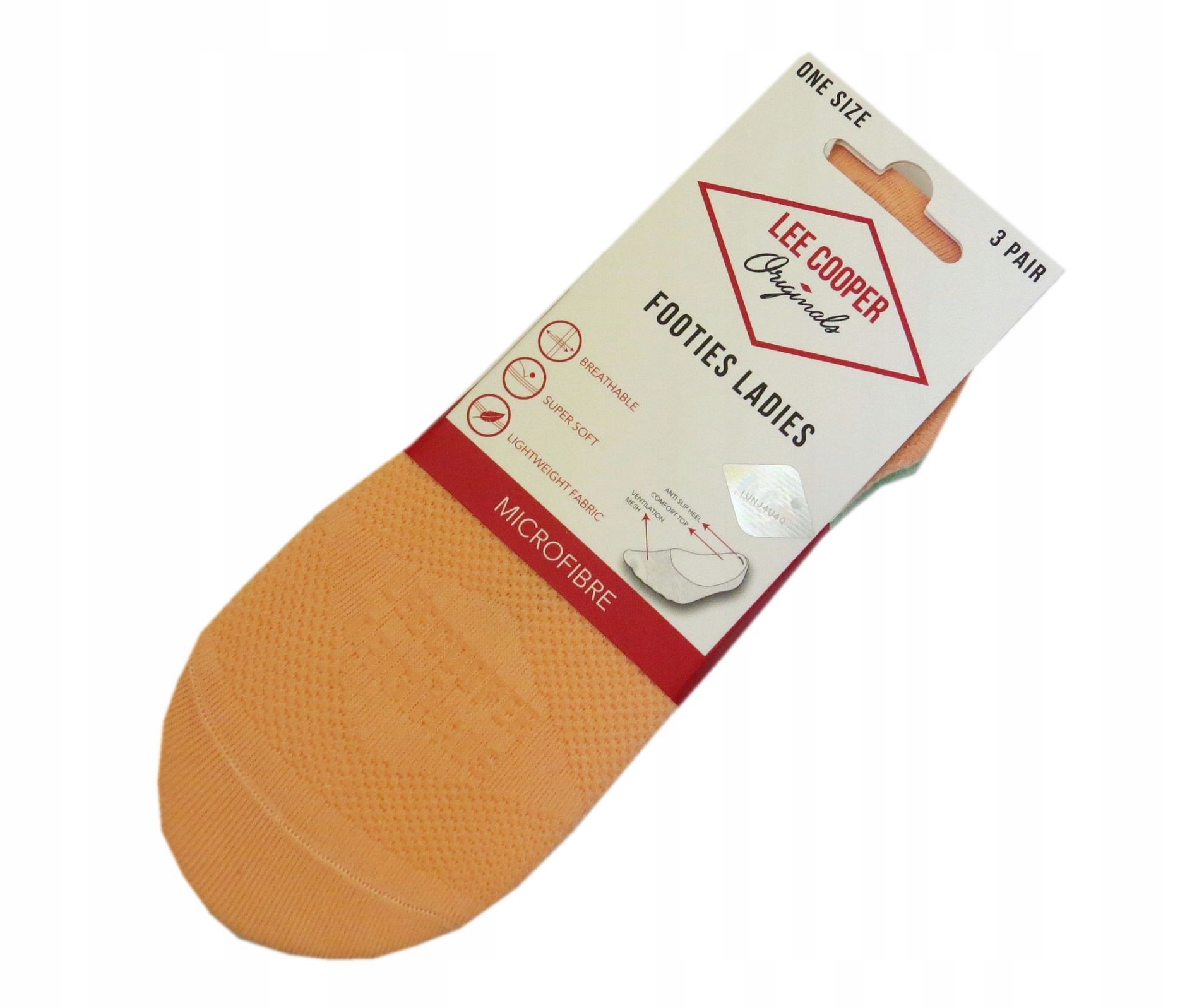 

3szt baleriny stopki Lee Cooper mikrofibra 36-42