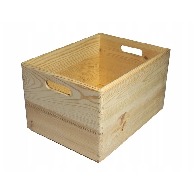 

Skrzynka drewniana 40x30x23 głęboka XL