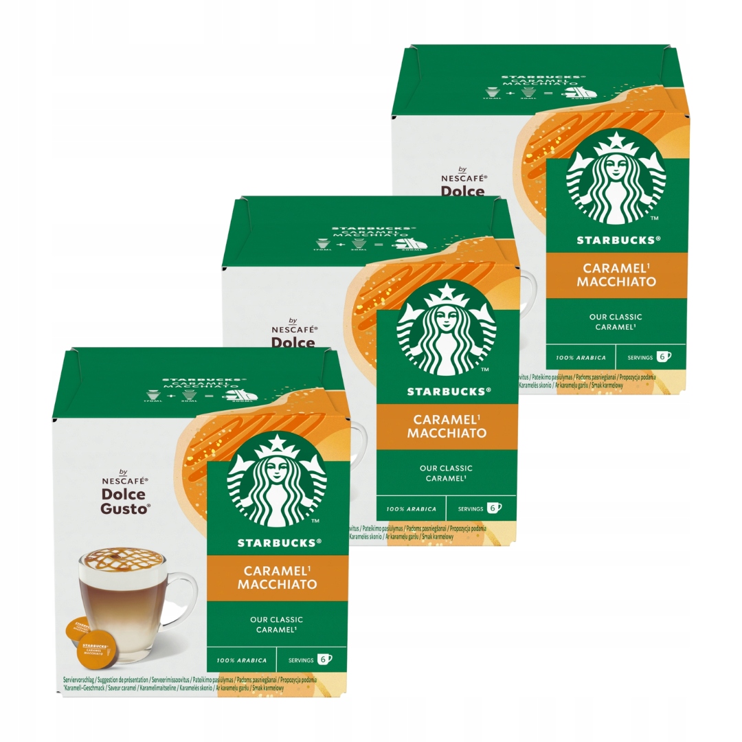 Kawa Dolce Gusto Starbucks Latte Caramel 36 kaps
