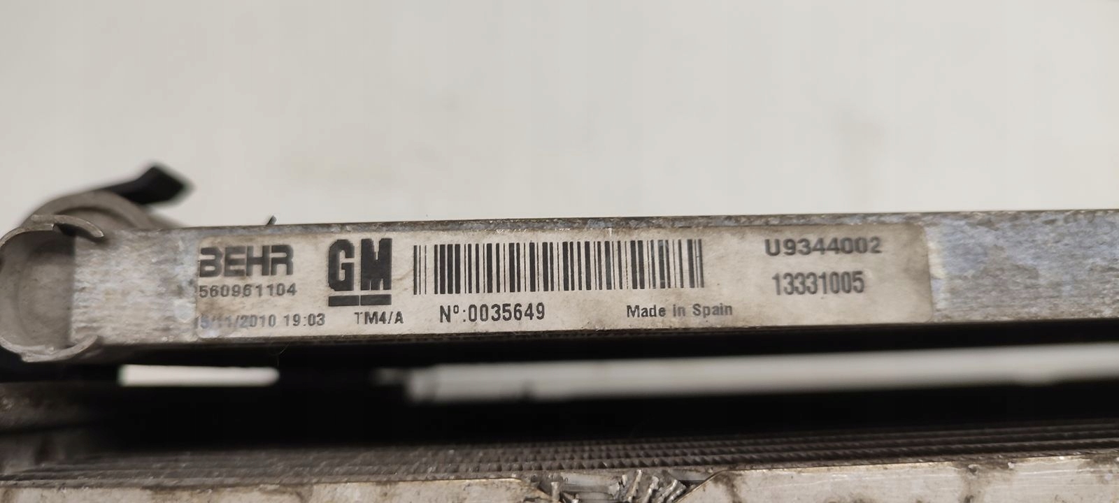 chladič vody klimatizaci Opel Meriva B 1,4 16V