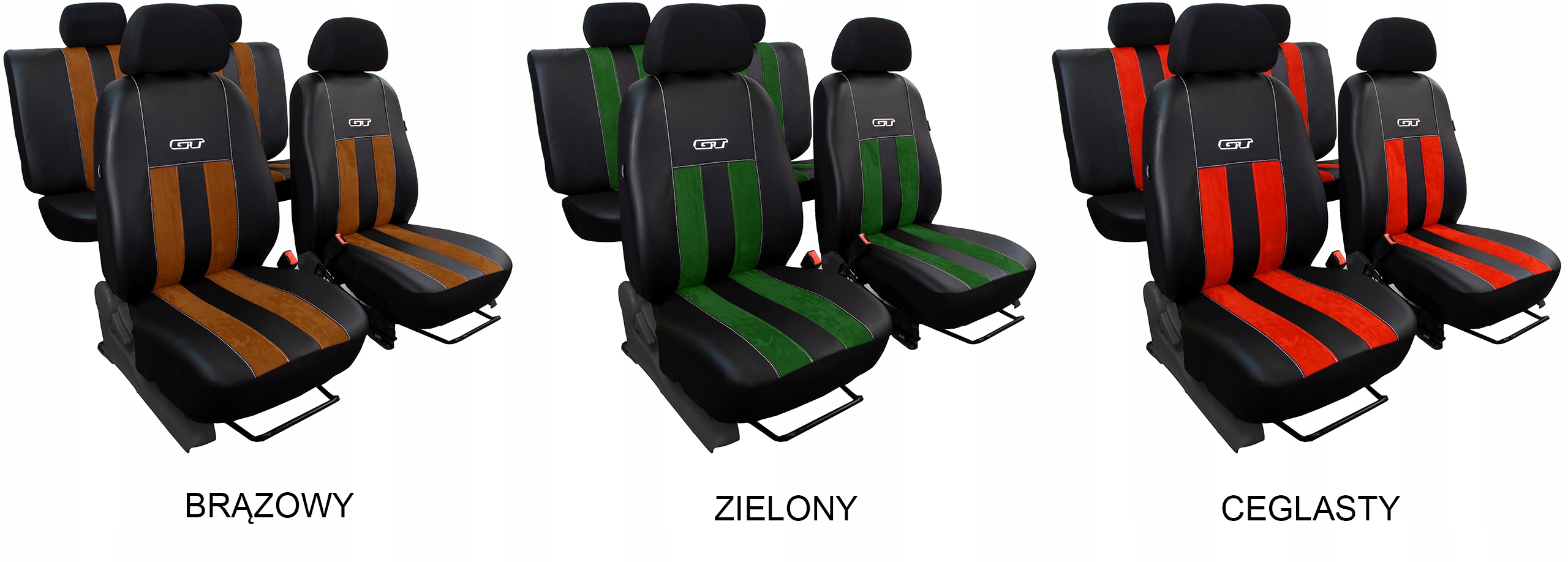 SKÓRZANE POKROWCE MIAROWE TOYOTA COROLLA 11 Cechy dodatkowe szwy/otwory na poduszki powietrzne