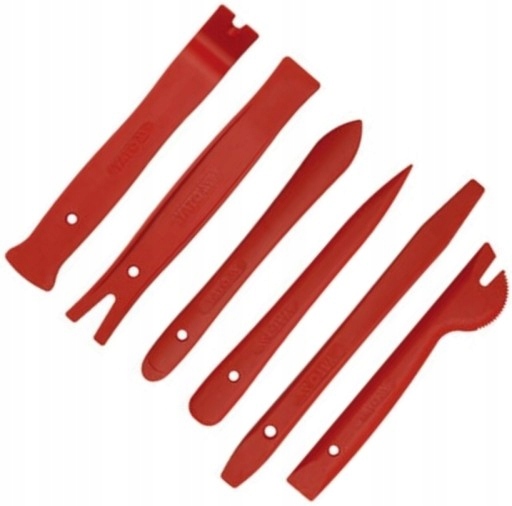 ŚCIĄGACZE ŁYŻKI DŹWIGNIE DEMONTAŻ TAPICERKI ZESTAW