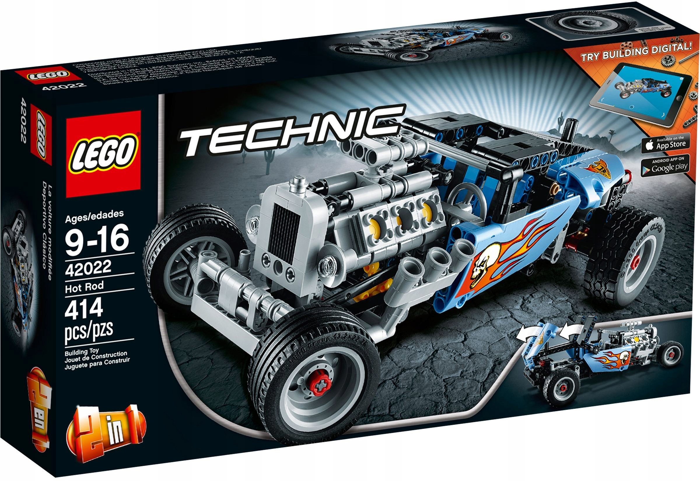 Lego Technic 42022 Technic Pojazd Hot Rod