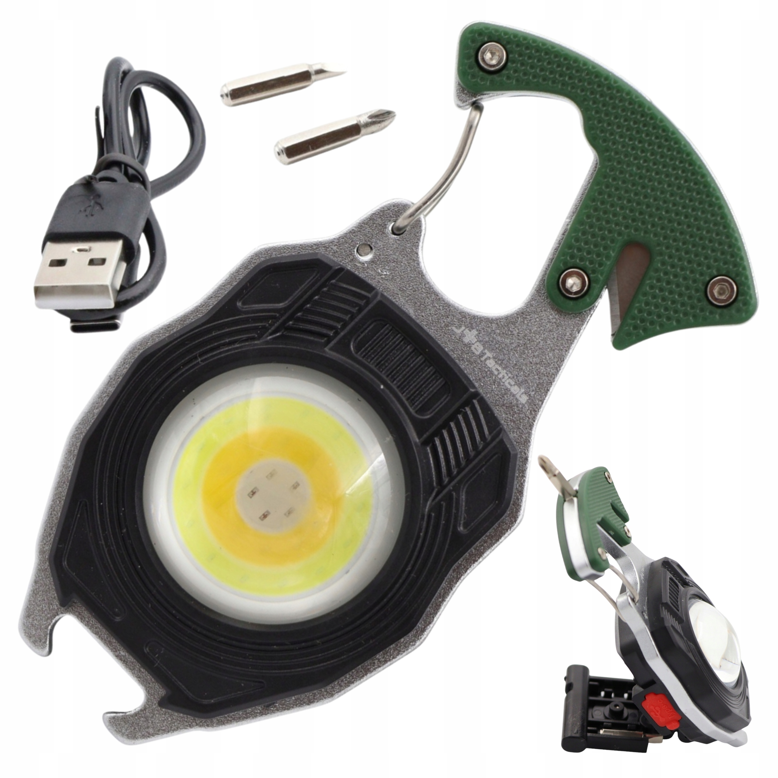 Latarka wielofunkcyjna Brelok Zapalniczka Jb Tacticals 500 lm Led